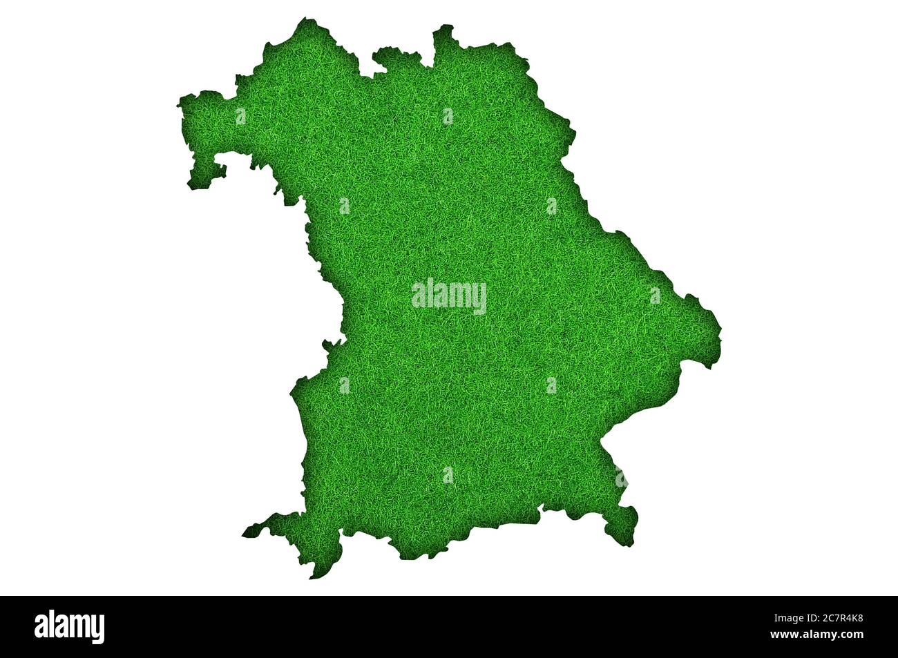 Map of bavaria on green felt hi-res stock photography and images - Alamy