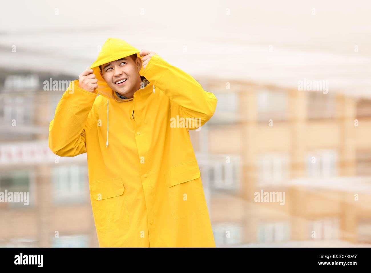 asian raincoat