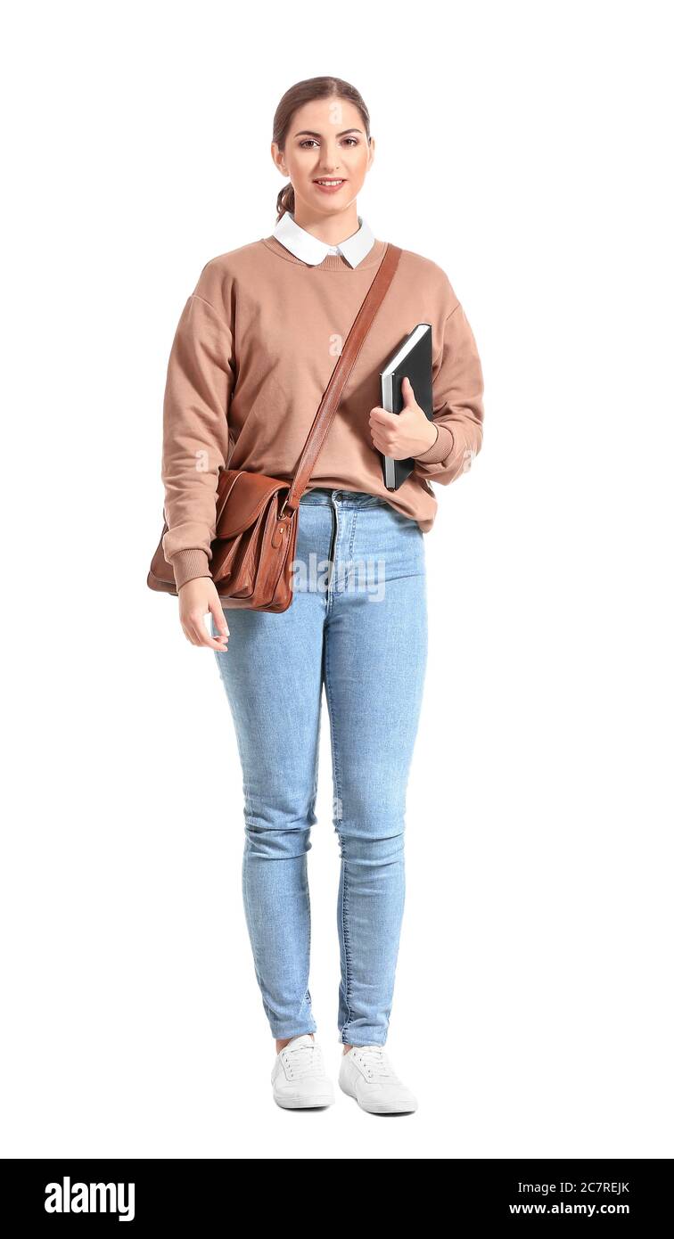 Indian school young girl student Cut Out Stock Images & Pictures - Alamy