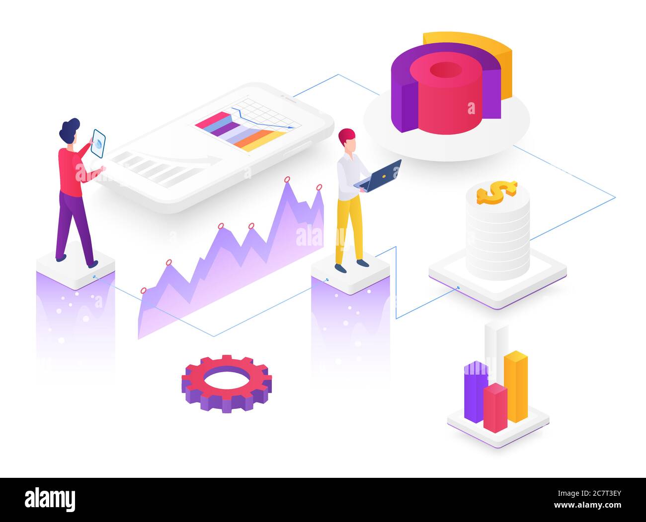 Trading content Stock Vector Images Alamy