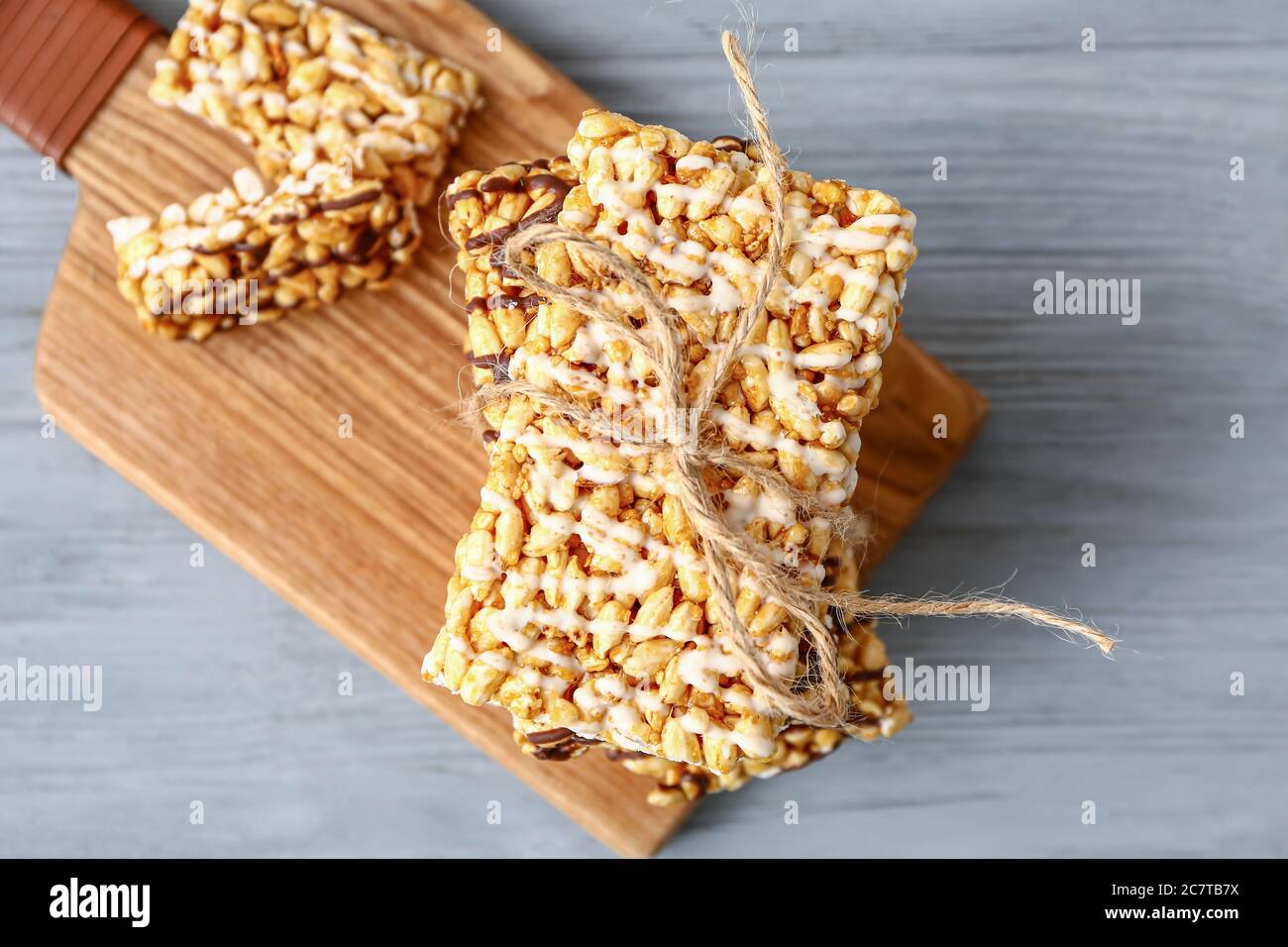 Board crispy rice bars hi res stock photography and images Alamy