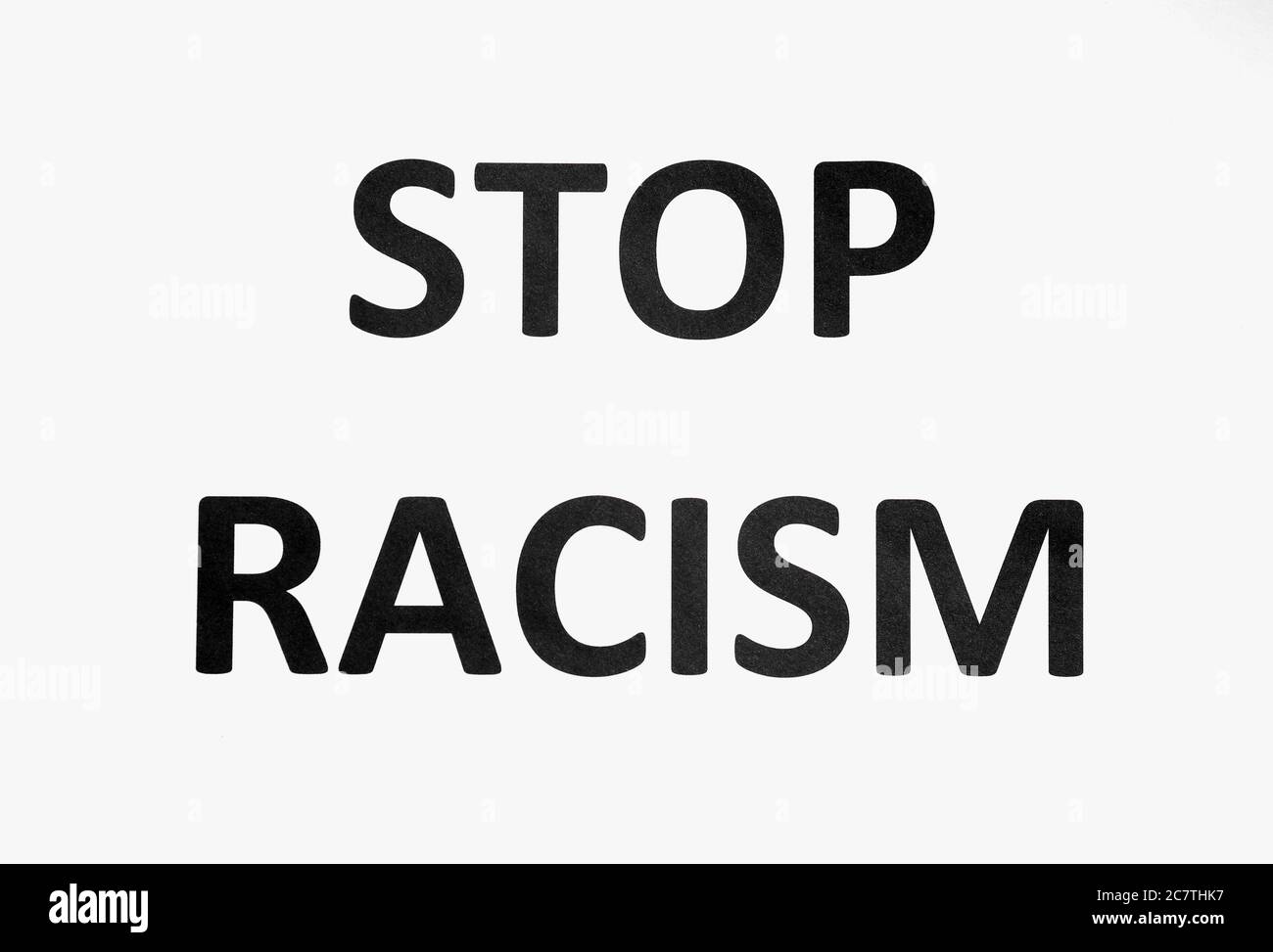 Racism text hi-res stock photography and images - Alamy
