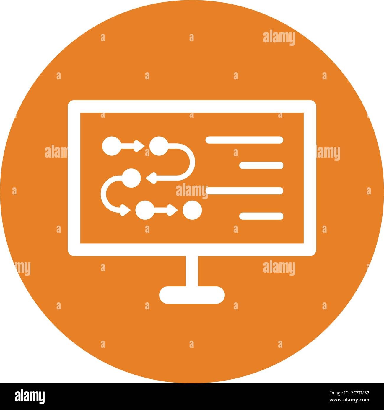 Marketing strategy, planning icon. Beautiful design and fully editable