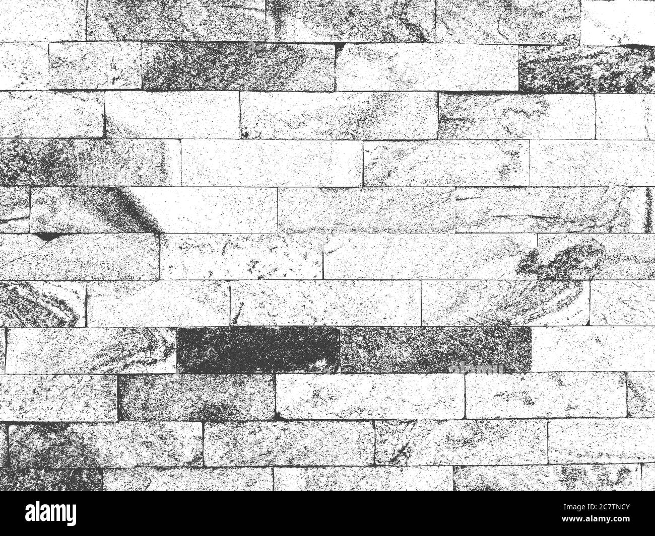 Distressed overlay texture of old brick wall, grunge background ...