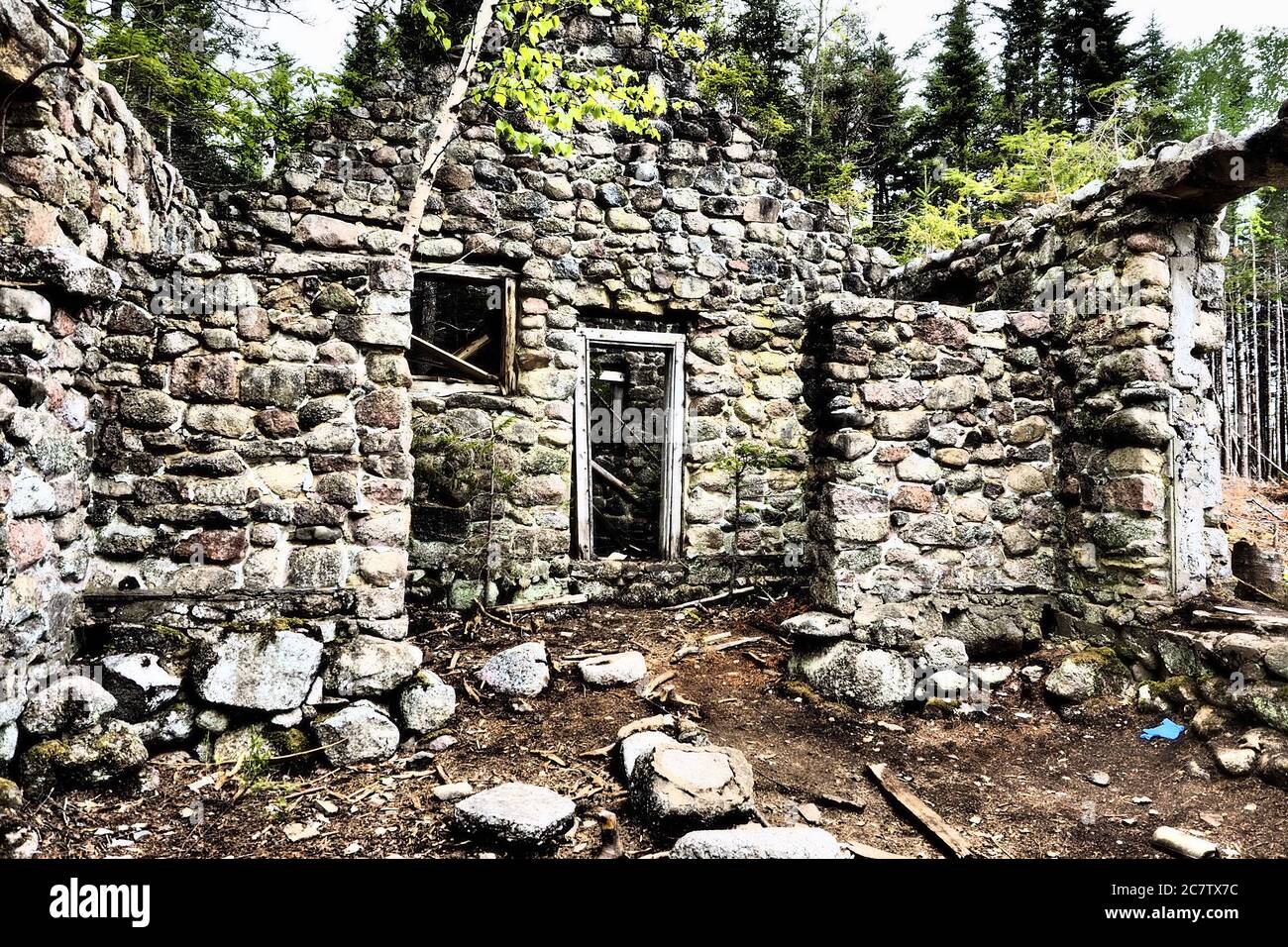 Abandoned and ruined building in Halifax, Canada Stock Photo Alamy