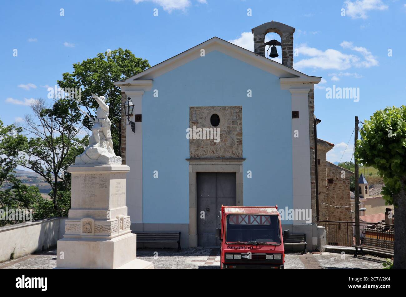 Cairano - Chiesa di San Leone Stock Photo