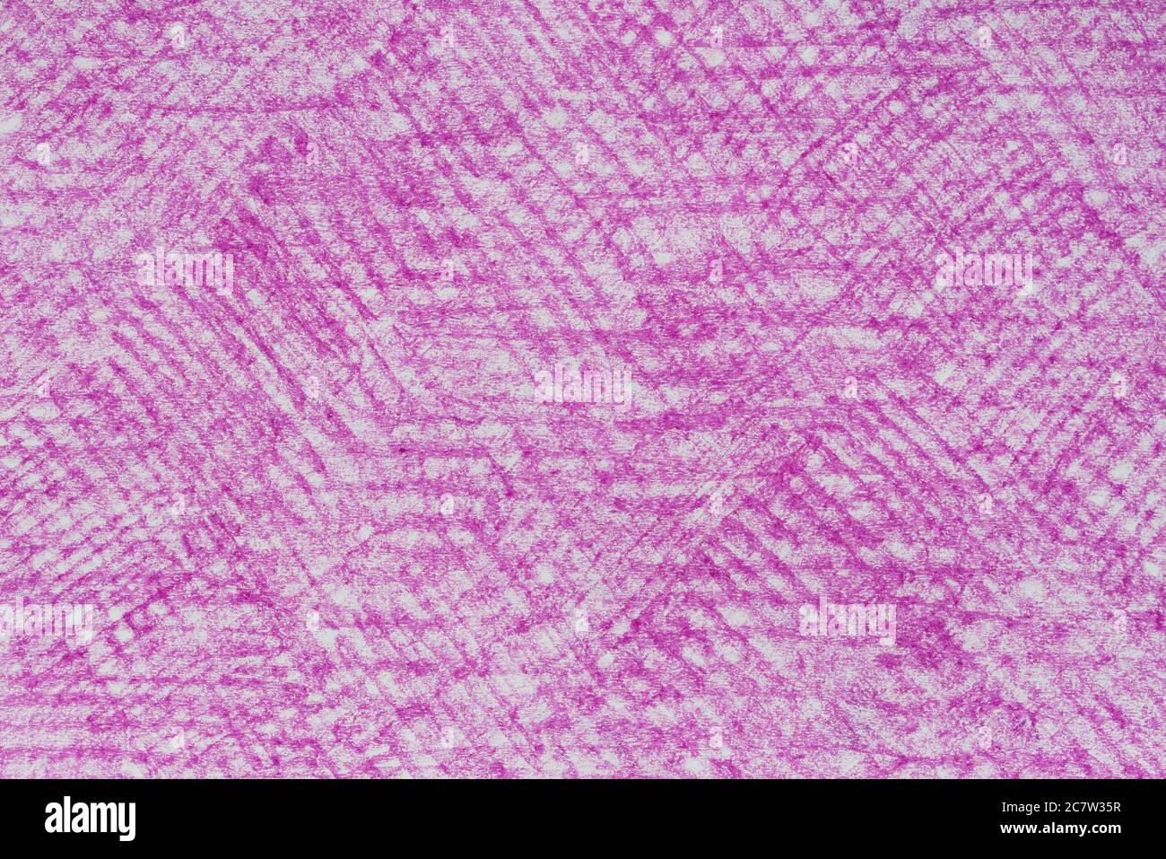 violet color abstract crayon drawing paper background texture Stock Photo
