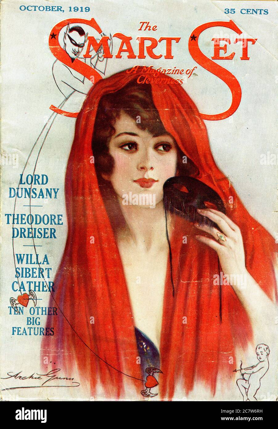 The Smart Set -  October 1919 - Vintage american literary magazine Stock Photo
