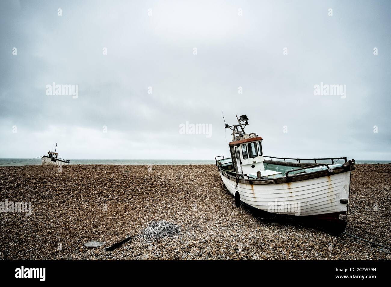 Fishing Boats, Dungeness, Kent, UK Stock Photo - Alamy