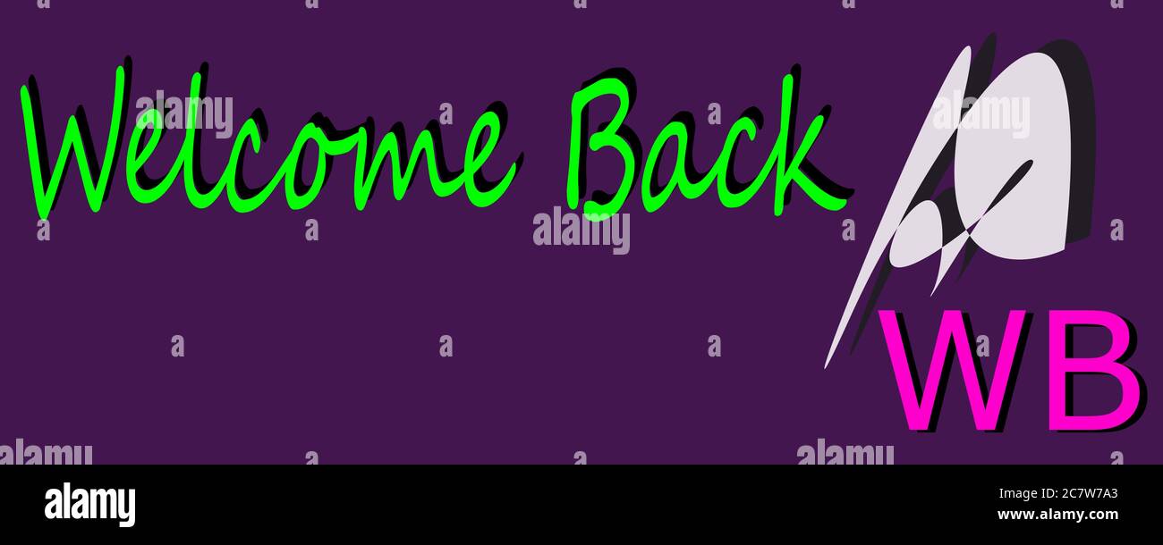 WB Full Form Welcome Back Made With Logical Logo Art Pattern For wb-full-form-welcome-back-made-with-logical-logo-art-pattern-for