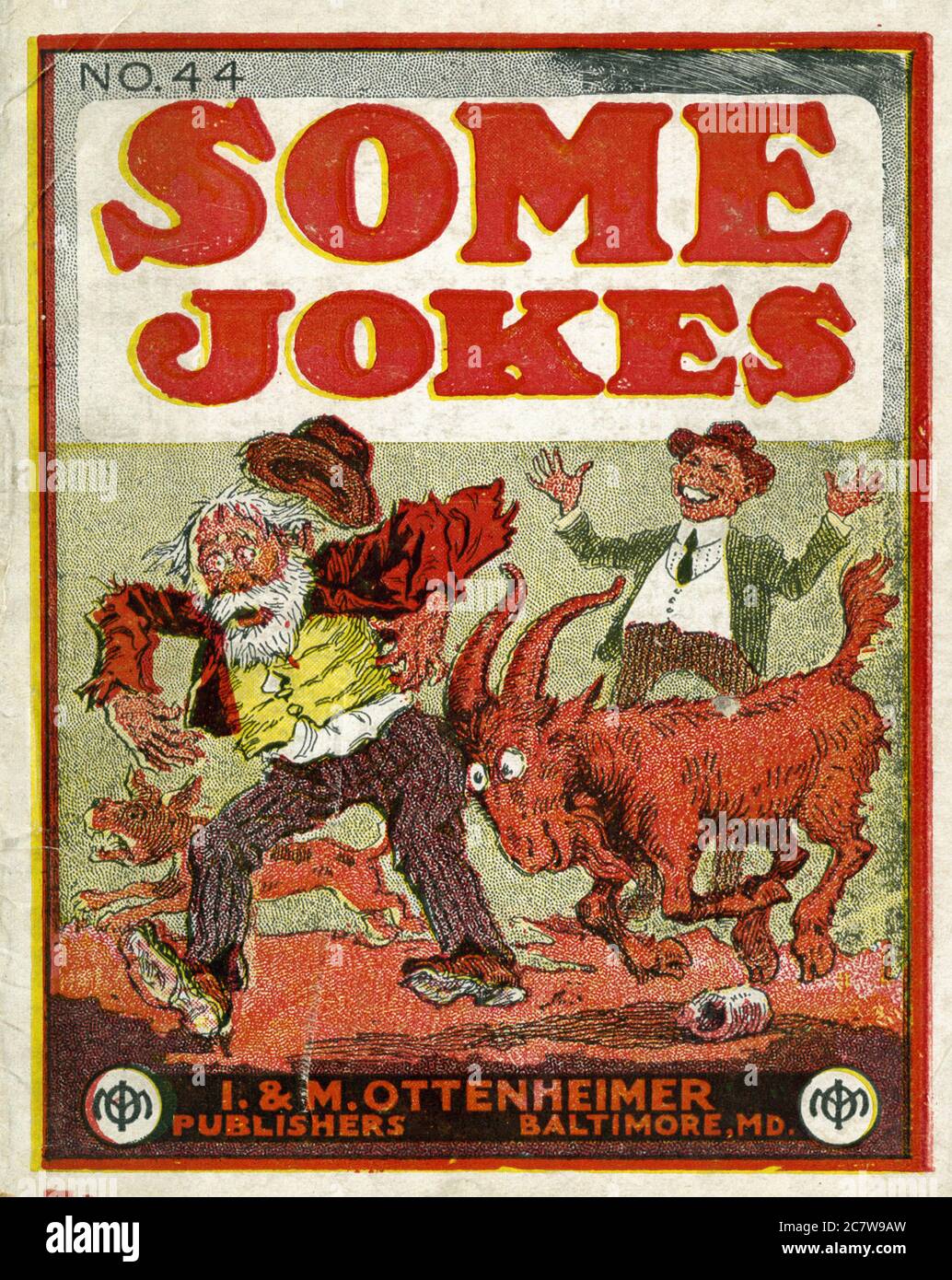 Some Jokes - Vintage early twenty century american jokes magazine Stock Photo