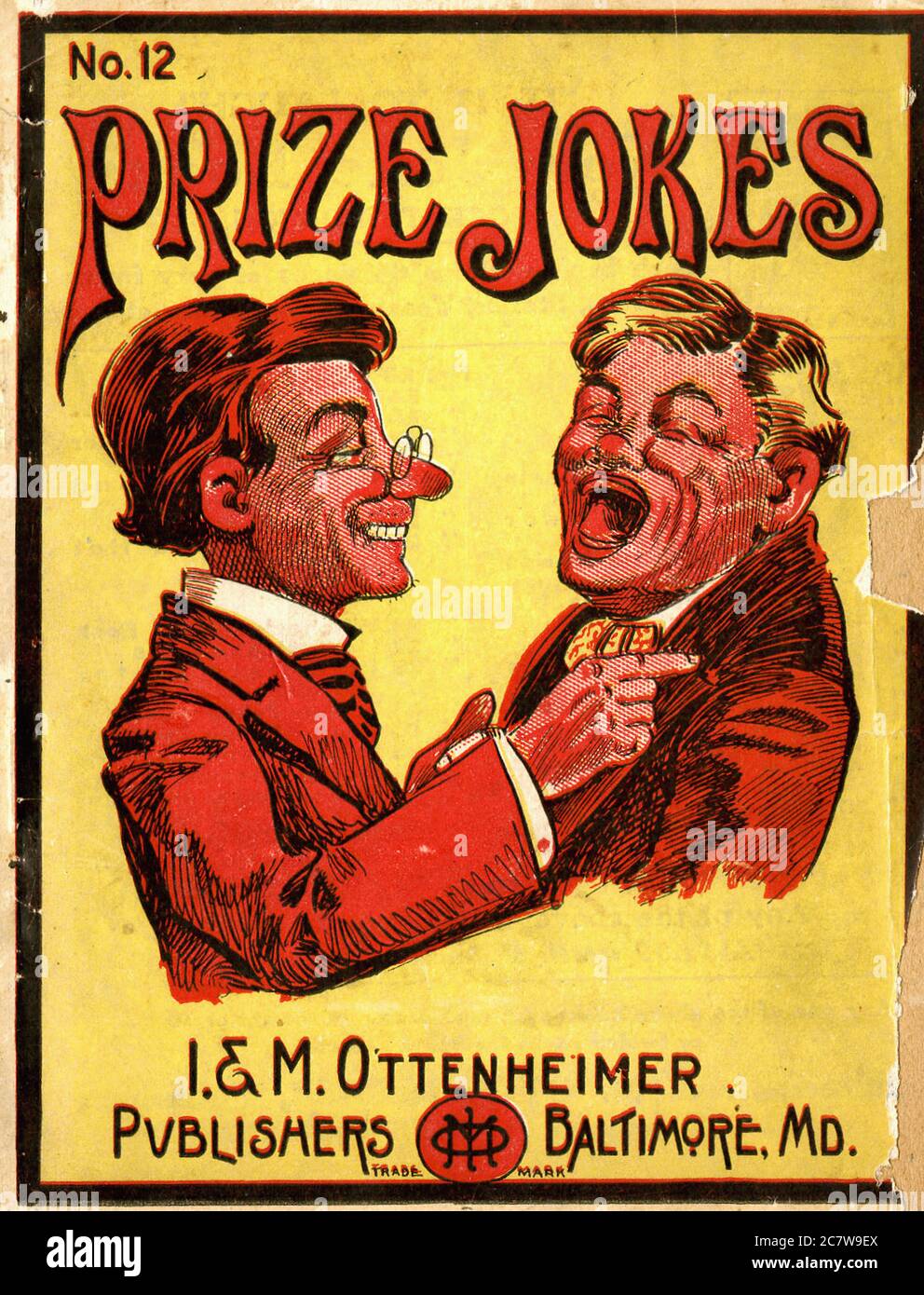 Prize Jokes - Vintage early twenty century american jokes magazine Stock Photo
