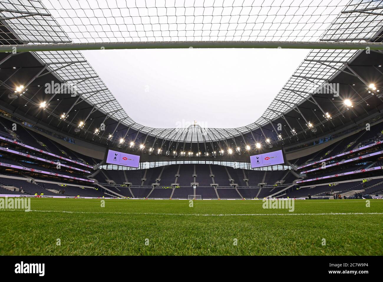 LONDON, ENGLAND - FEBRUARY 2, 2020: General view of the new Tottenham Hotspur Stadium pictured prior to the 2019/20 Premier League game between Tottenham Hotspur and Manchester City at Tottenham Hotspur Stadium. Stock Photo