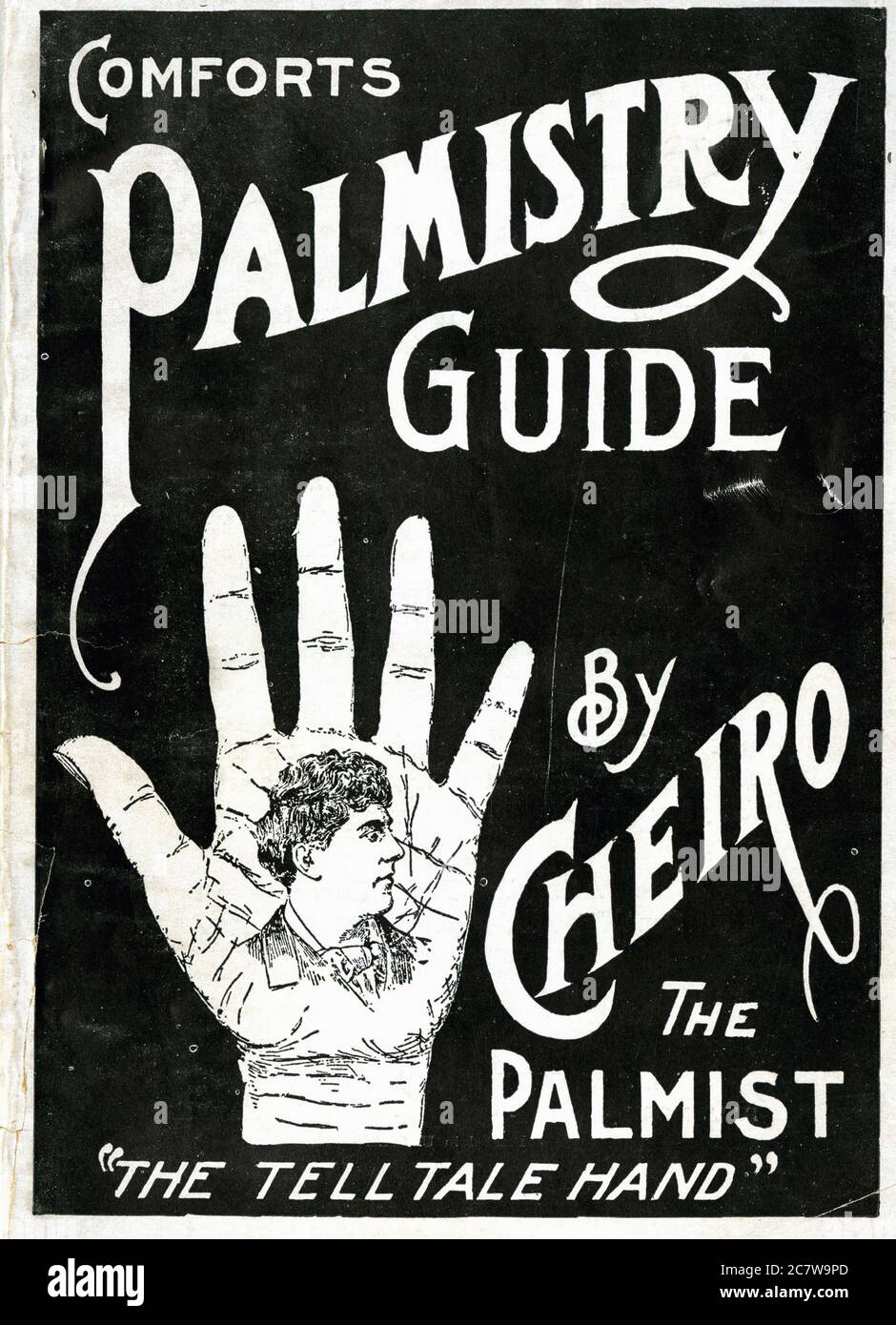 Comforts Palmistry Guide - Vintage early twenty century american magazine Stock Photo