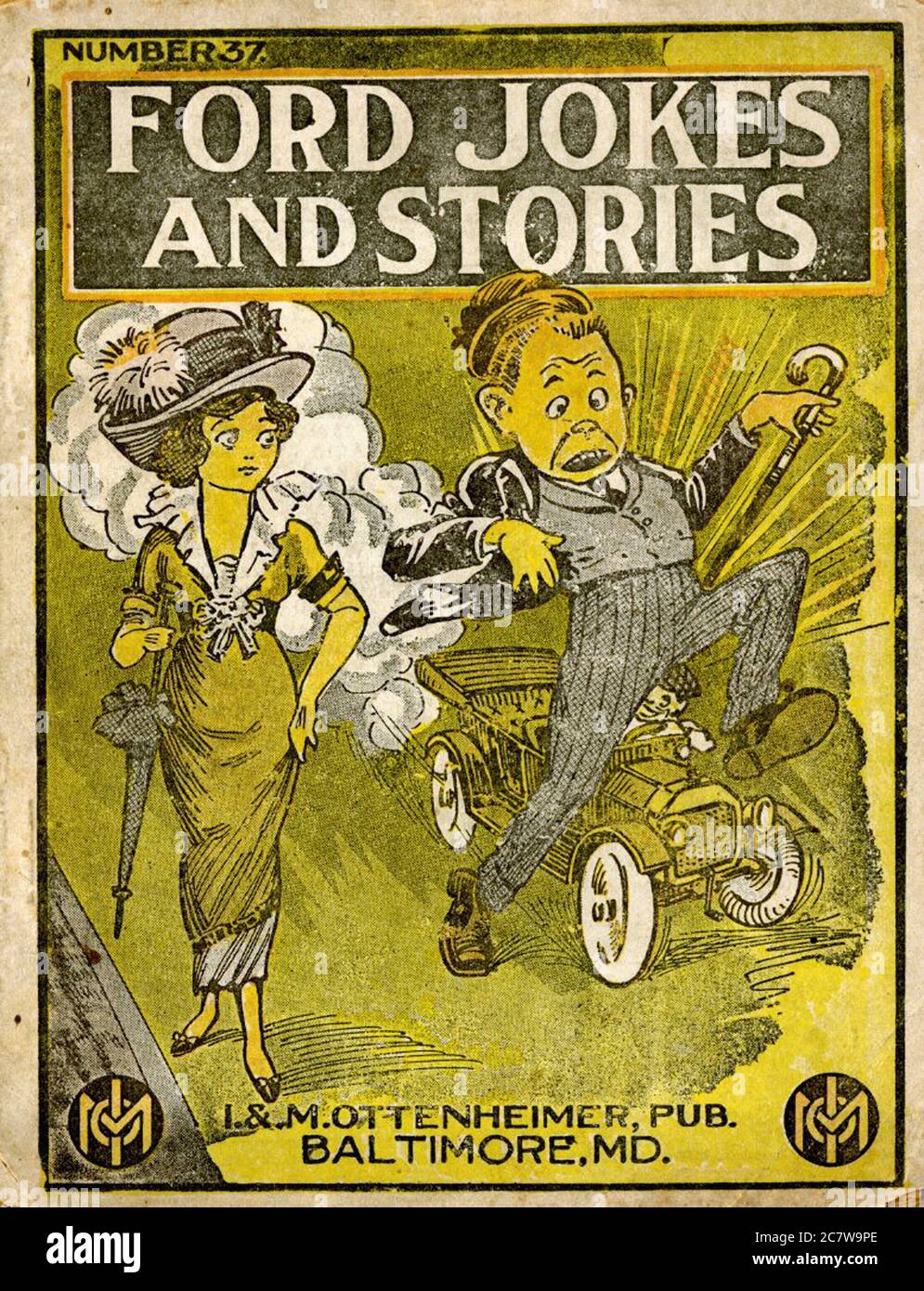 Ford Jokes & Stories - Vintage early twenty century american jokes magazine Stock Photo