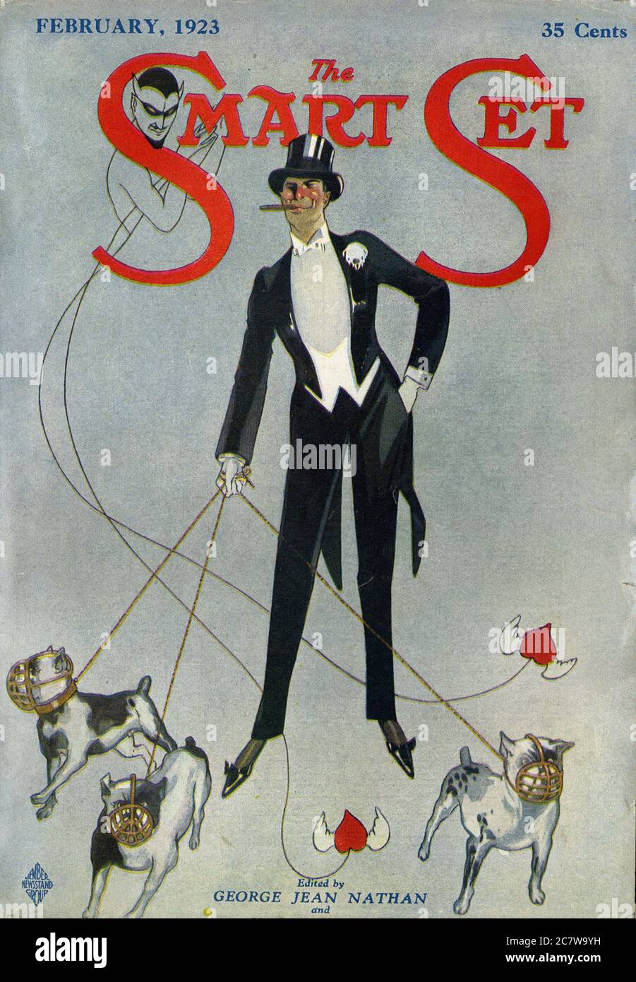 The Smart Set - February  1923 - Vintage american literary magazine Stock Photo