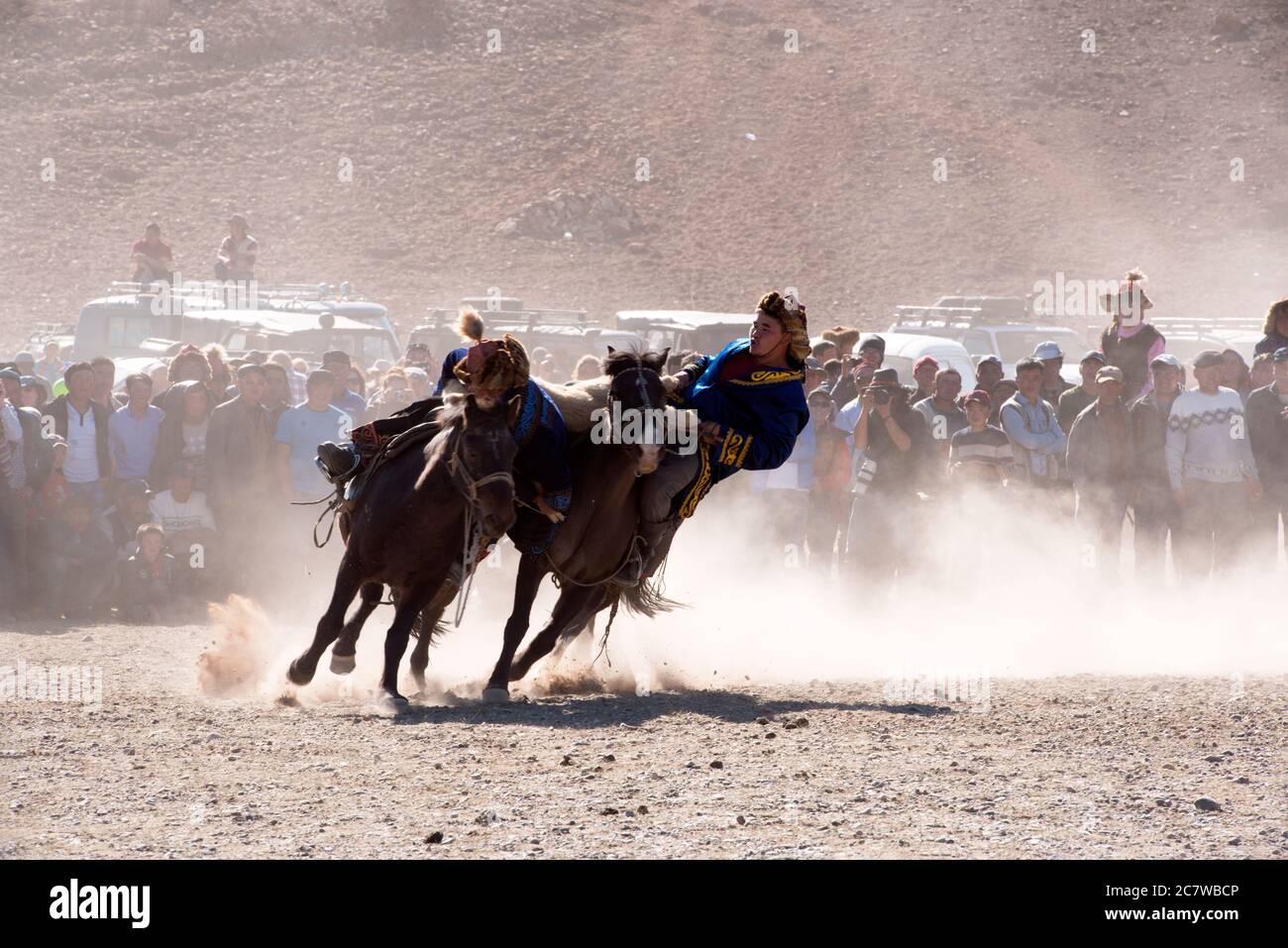 Bushkushi (tug-of-war on horseback) is one of the competitions ...