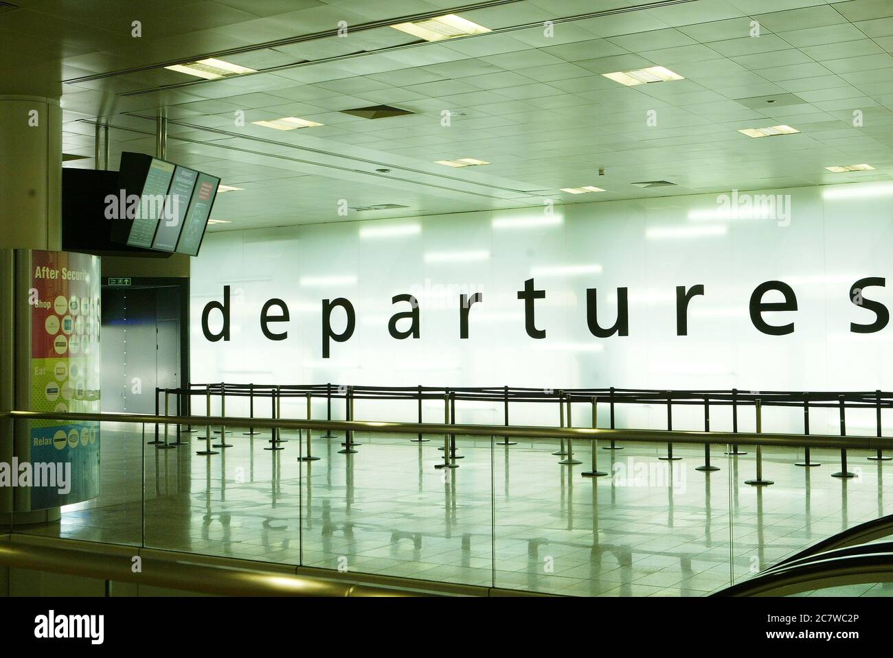 Glasgow Airport Stock Photo