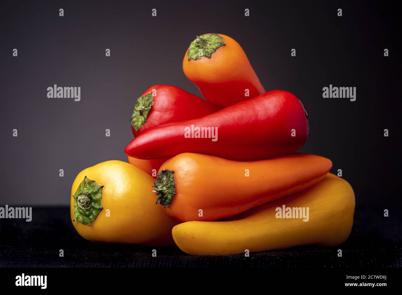 Red chile peppers capsicum hi-res stock photography and images - Alamy