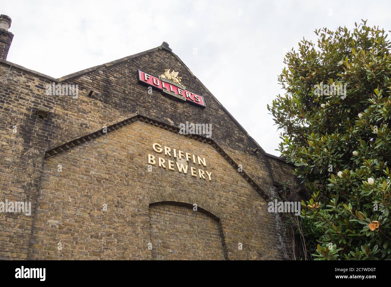 Fuller's Brewery Chiswick - Fuller, Smith & Turner Griffin Brewery in Chiswick, London, UK Stock Photo