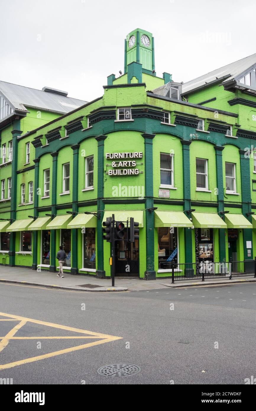 The exterior of the Furniture and Arts Building, King's Road, Chelsea