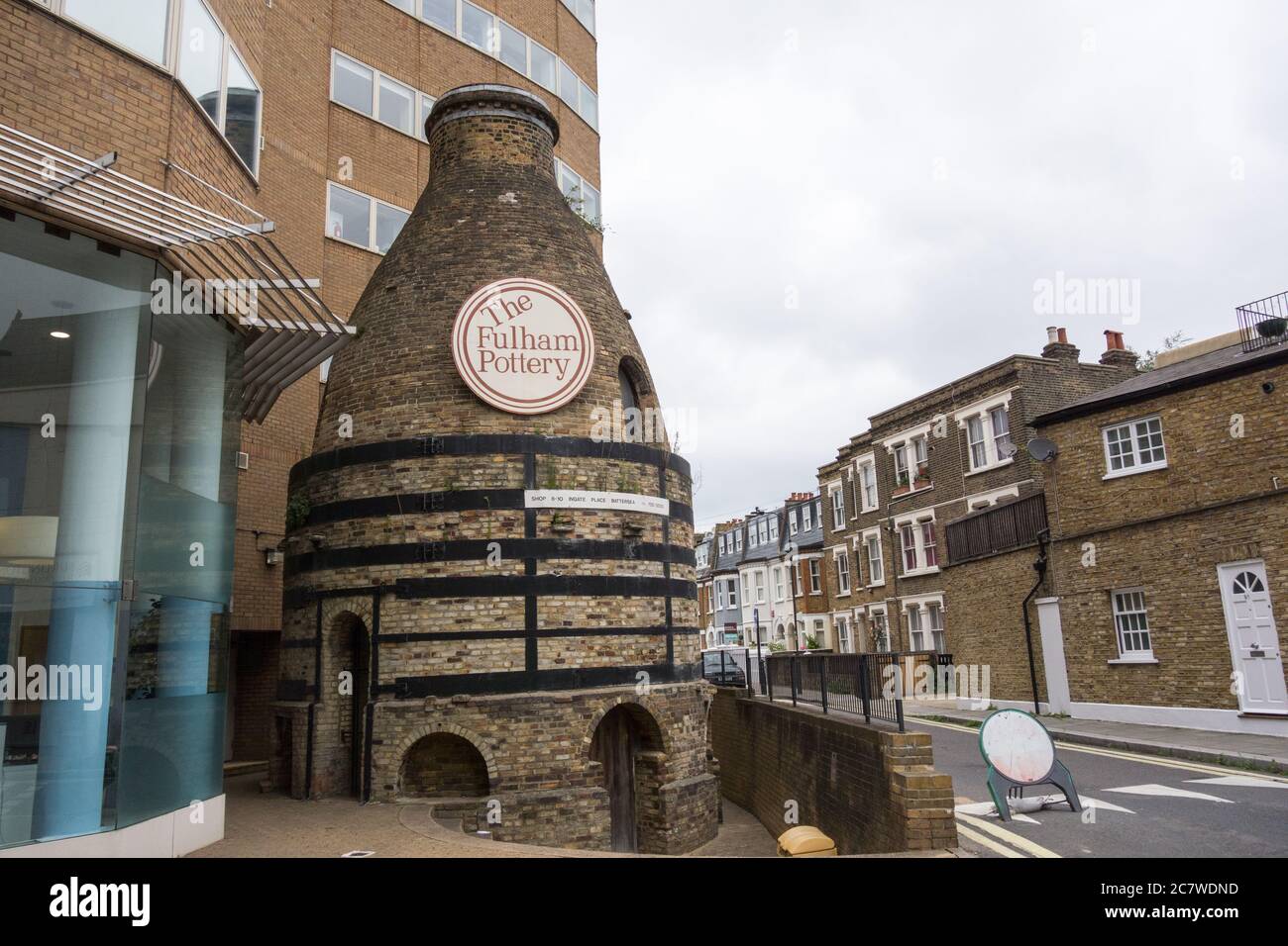 The exterior of John Dwight's Grade IIListed Fulham Pottery