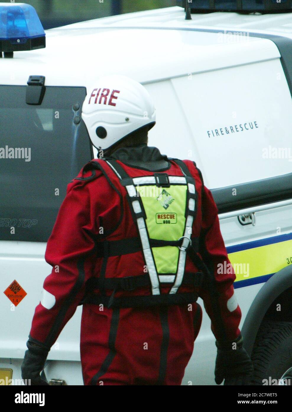 Scottish Fire & Rescue, Jet Ski Stock Photo