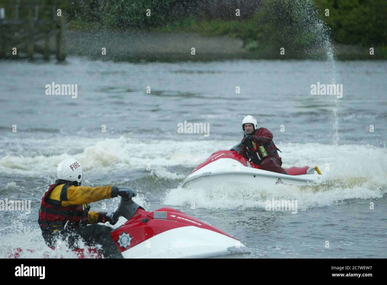 Scottish Fire & Rescue, Jet Ski Stock Photo