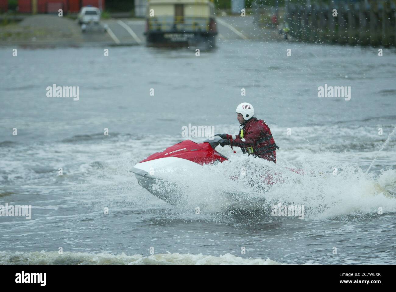 Scottish Fire & Rescue, Jet Ski Stock Photo - Alamy