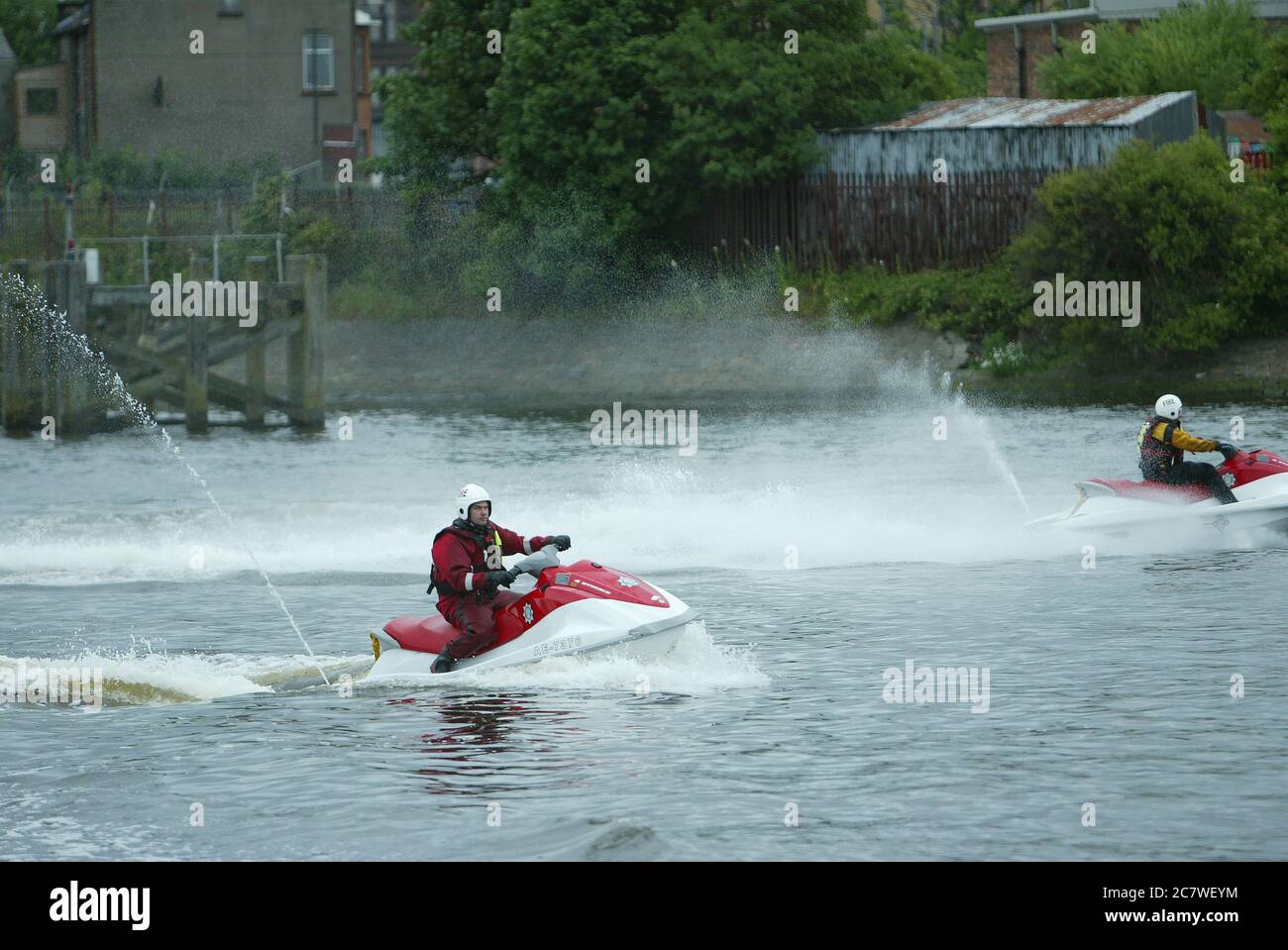 Scottish Fire & Rescue, Jet Ski Stock Photo