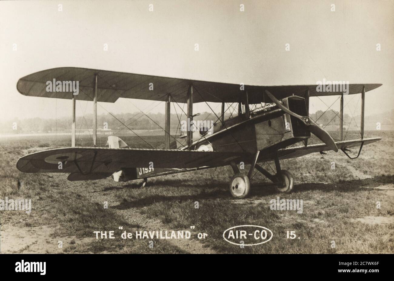アオシマ1/12 DE HAVILLAND 2 TWO SEATERS Two seater airplane hi-res stock photography and images