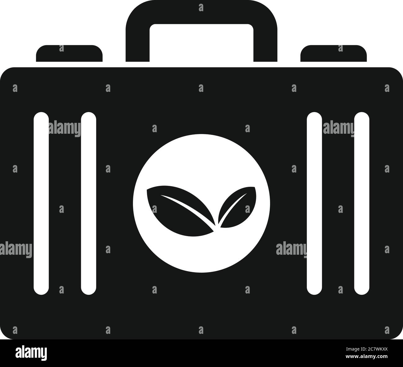 Homeopathy case box icon. Simple illustration of homeopathy case box ...
