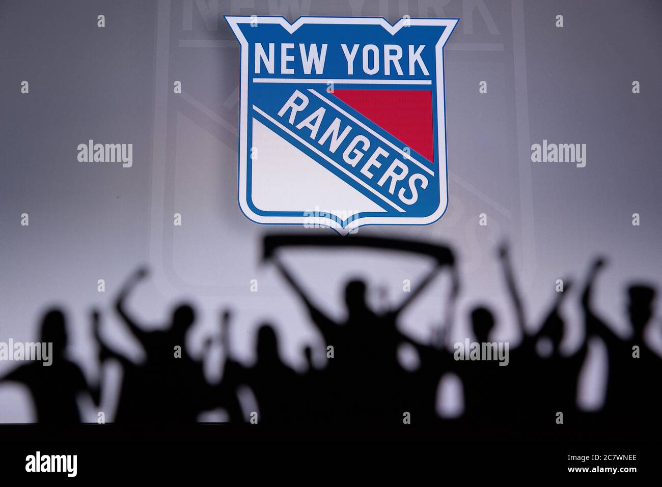 New york rangers logo hi-res stock photography and images - Alamy