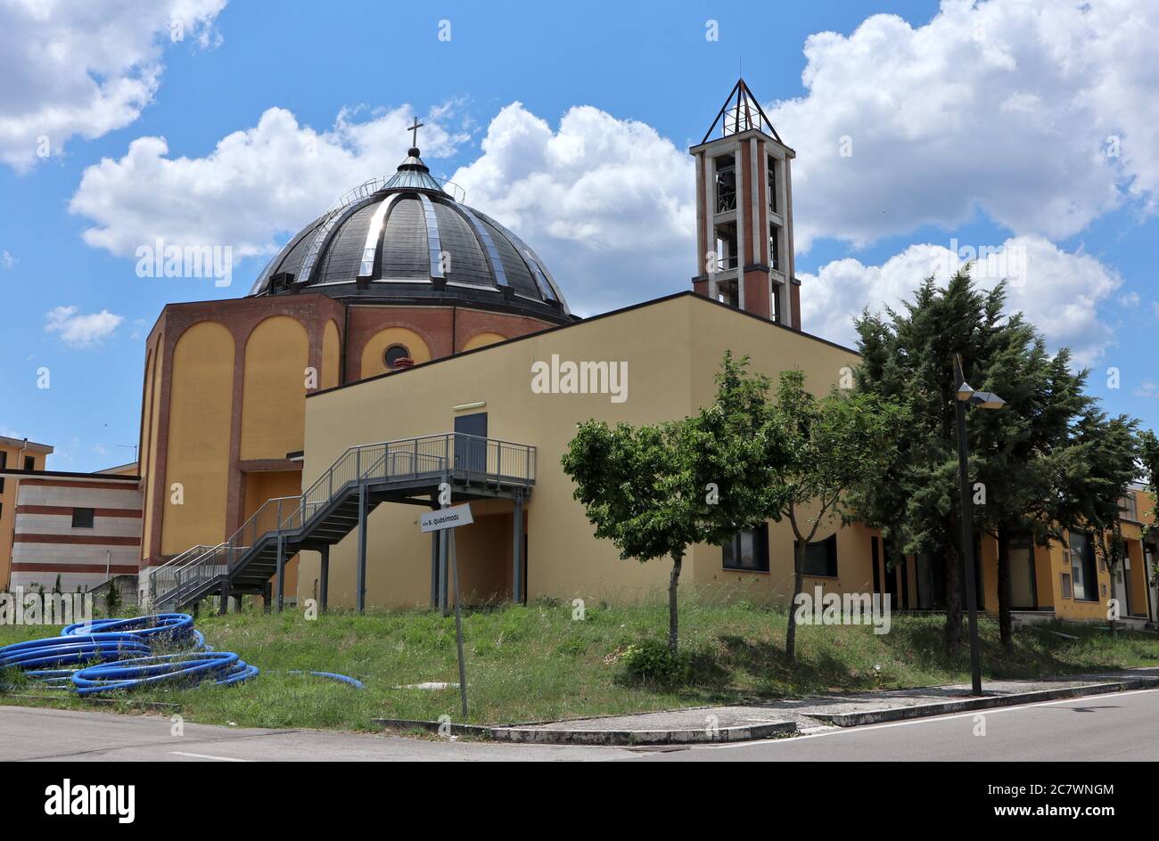 Conza della Campania - Cattedrale di Santa Maria Assunta Stock Photo