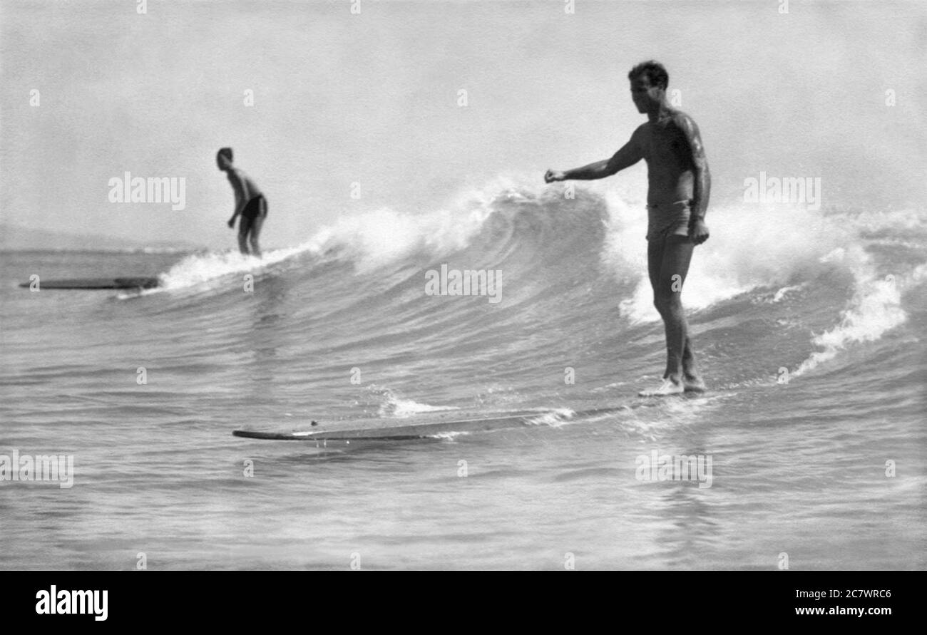 1930s surfing hi-res stock photography and images - Alamy
