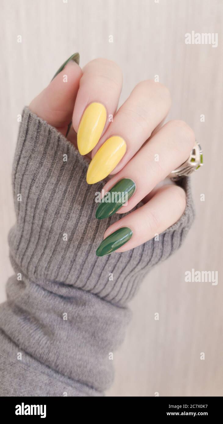 60 Neon Nails You'll Love - Green, Orange, Yellow, Pink & More