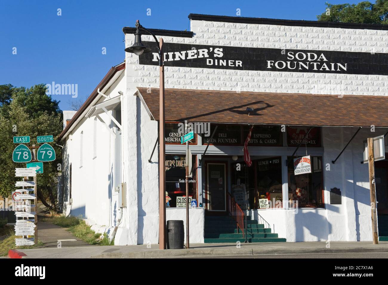 Miner's Diner on Main Street, Julian, San Diego County, California, USA