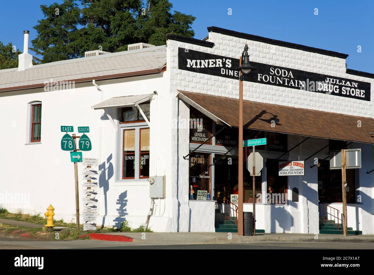 Miner's Diner on Main Street, Julian, San Diego County, California, USA