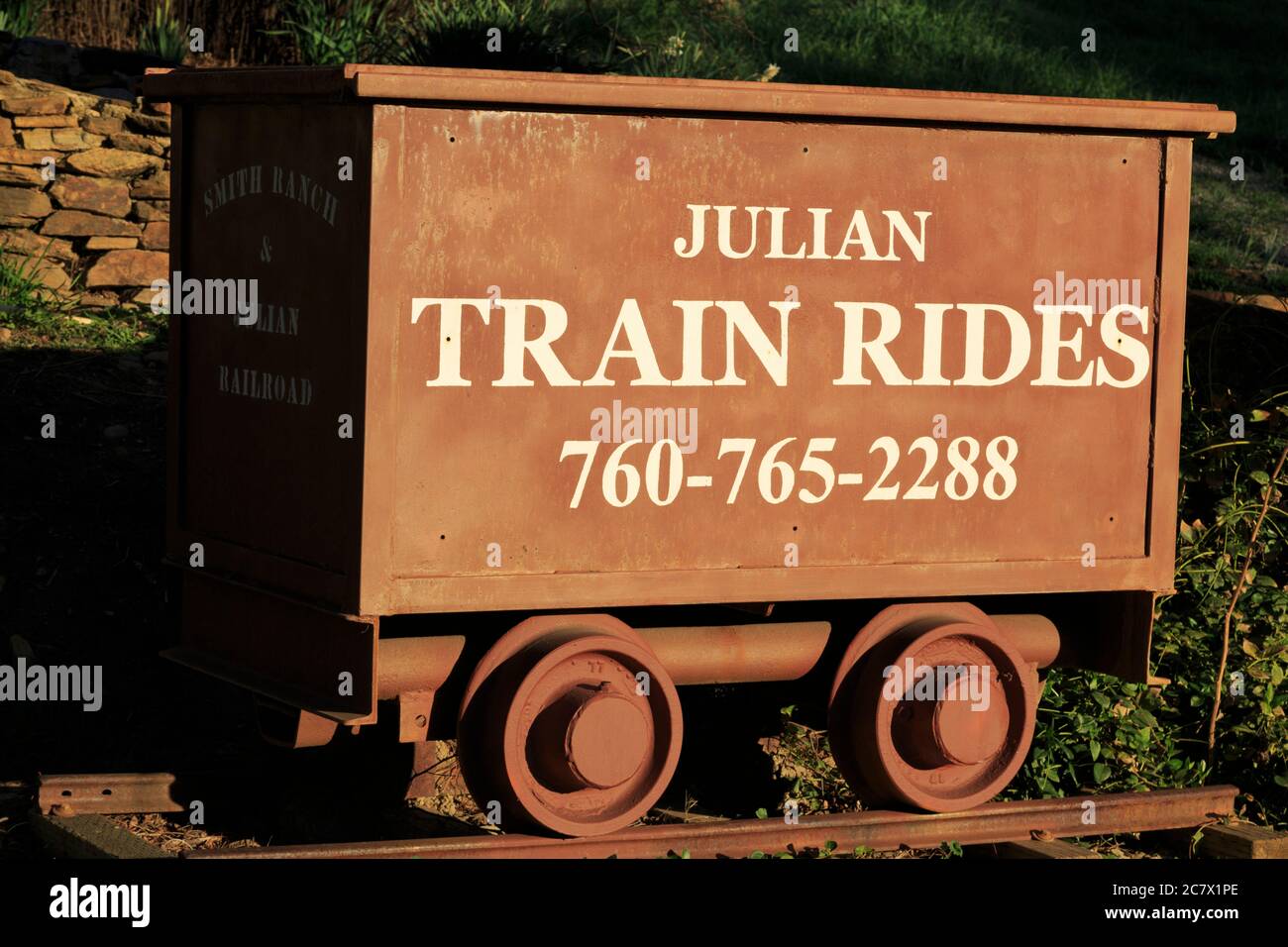 Ore Wagon, Julian, San Diego County, California, USA Stock Photo
