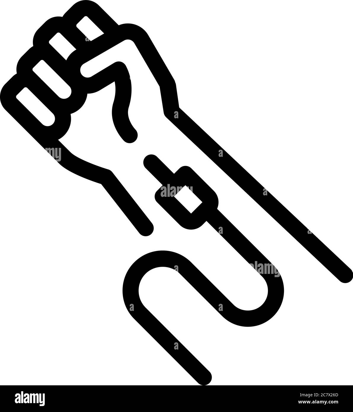 intravenous injection icon vector outline illustration Stock Vector ...