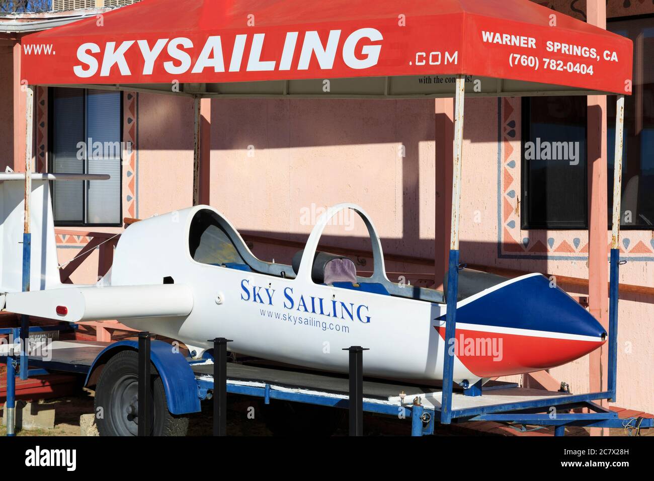 Glider Port in Warner Springs, San Diego County, California, USA Stock