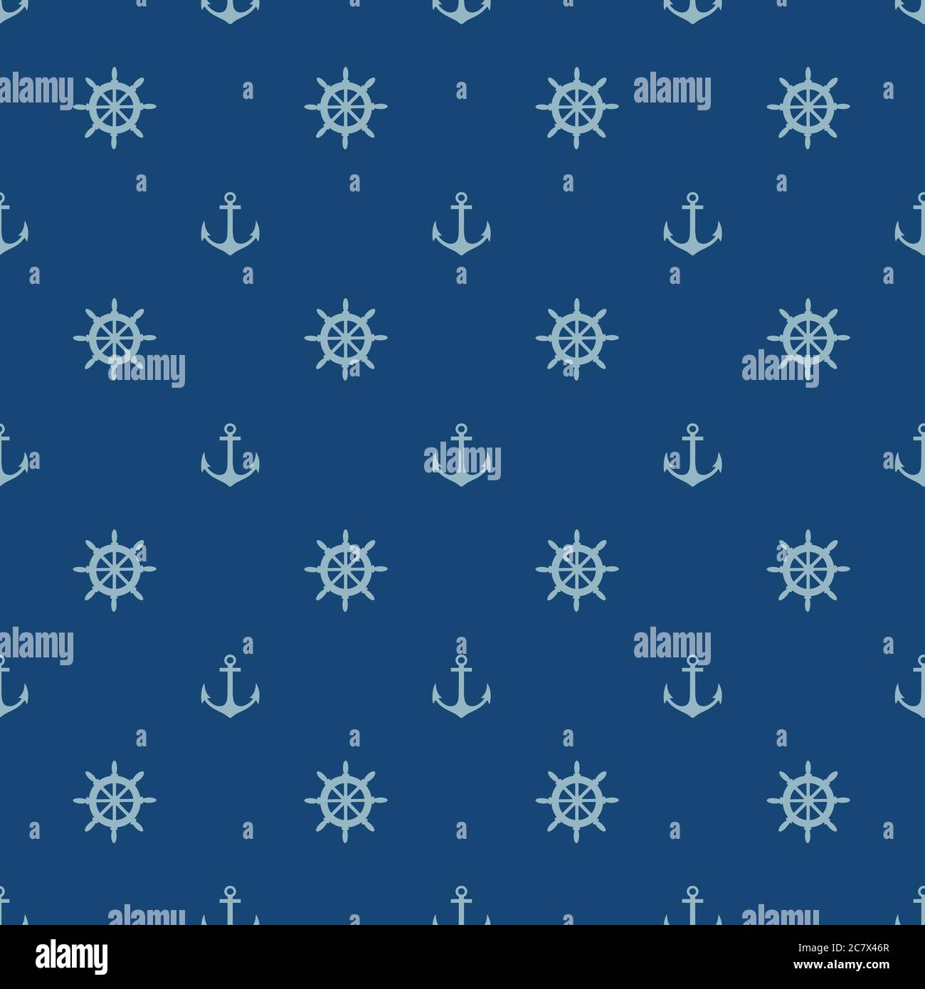 Seamless pattern with cute sea elements . Vector illustration Stock ...