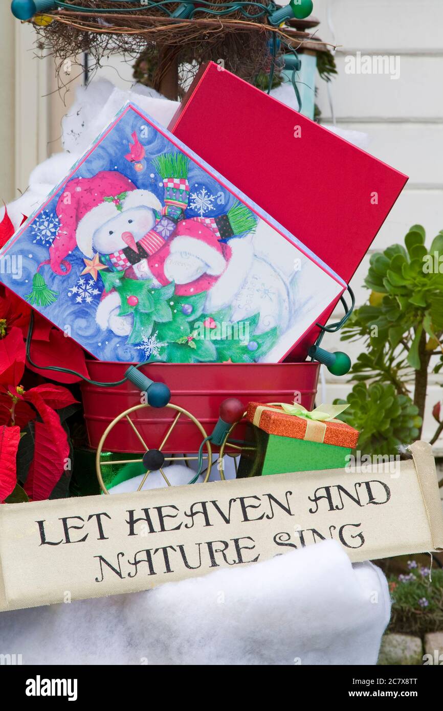 Christmas in Little Italy, San Diego, California, USA Stock Photo