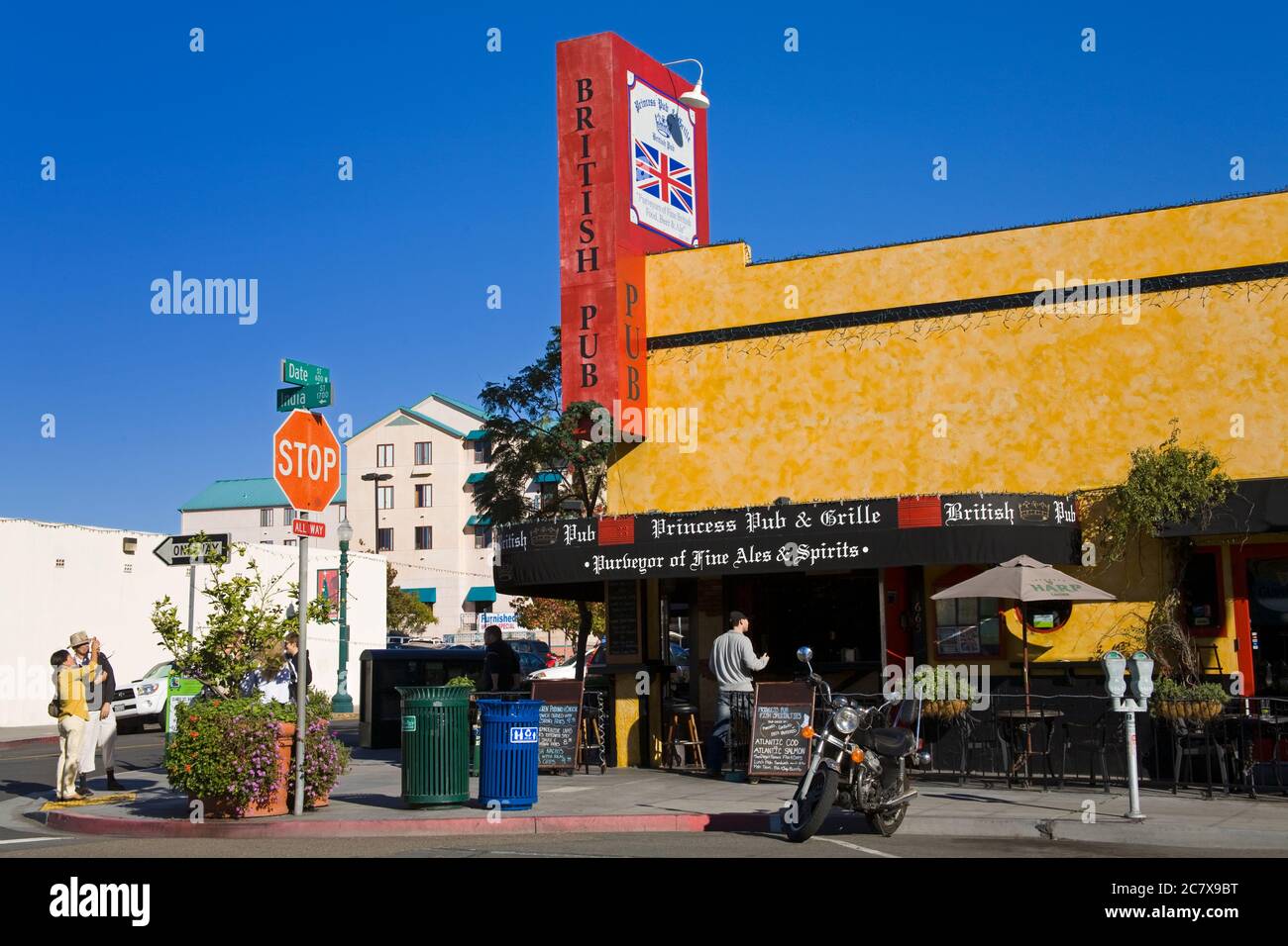British Pub in Little Italy, San Diego, California, United States Stock