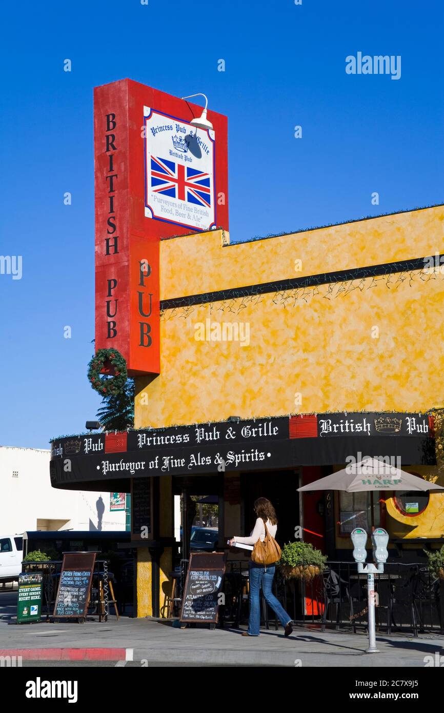 British Pub in Little Italy, San Diego, California, United States Stock