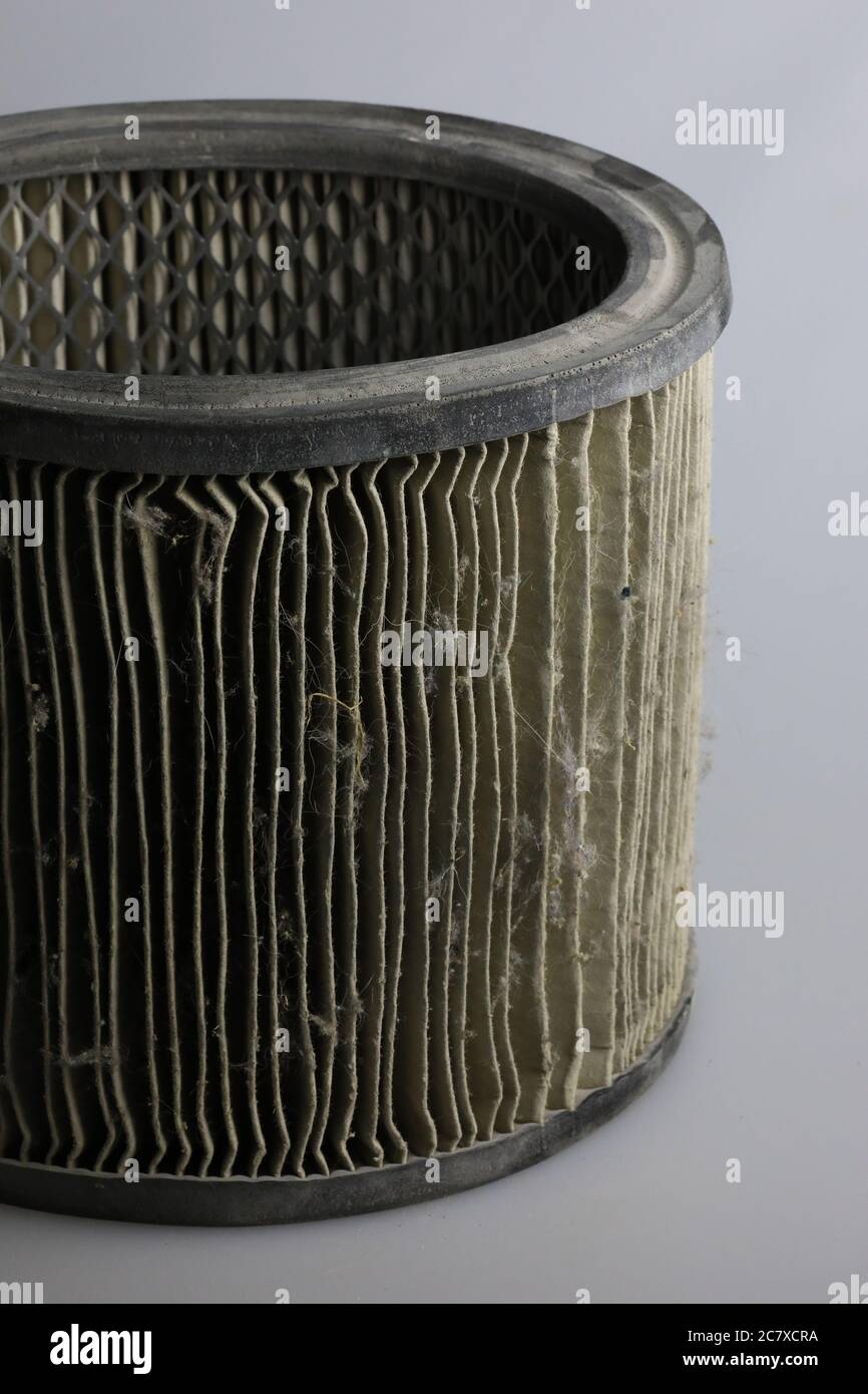 Clogged and dirty air filter Stock Photo Alamy