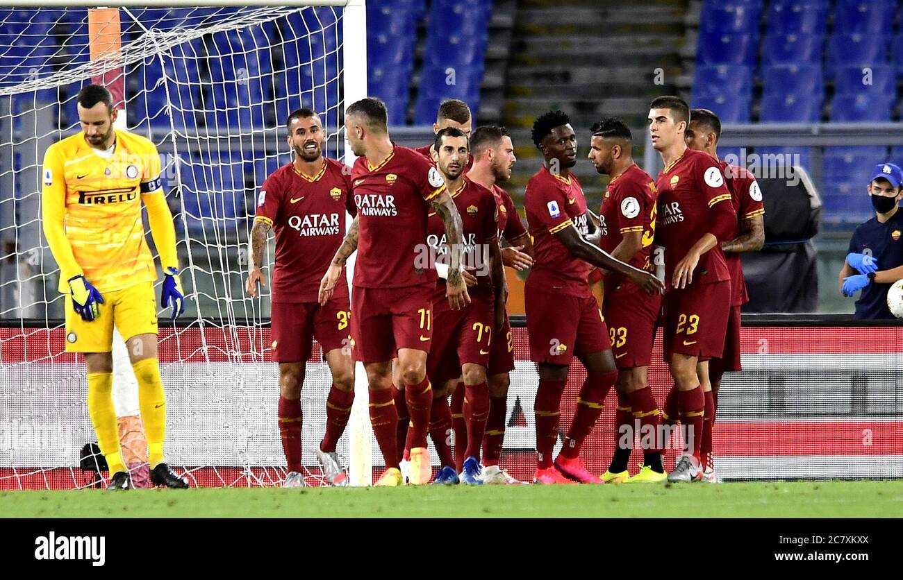 Serie A Football Match AS Roma VS Genoa FC In Rome, February 5th 2022 -  Dreamstime
