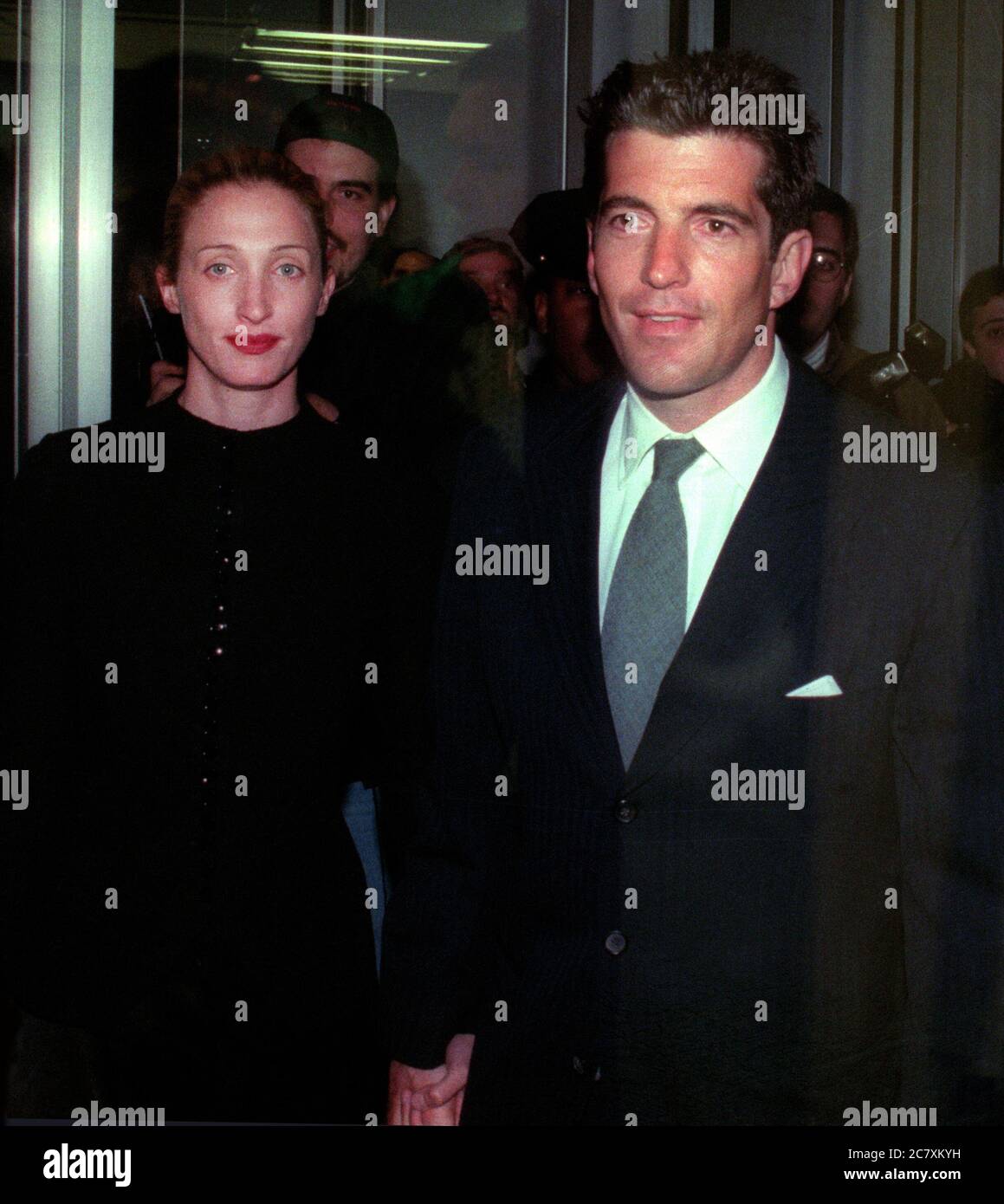 Carolyn Bessette Kennedy Jfk Jr Attend The Preview Of The Movie Air Hot Sex Picture