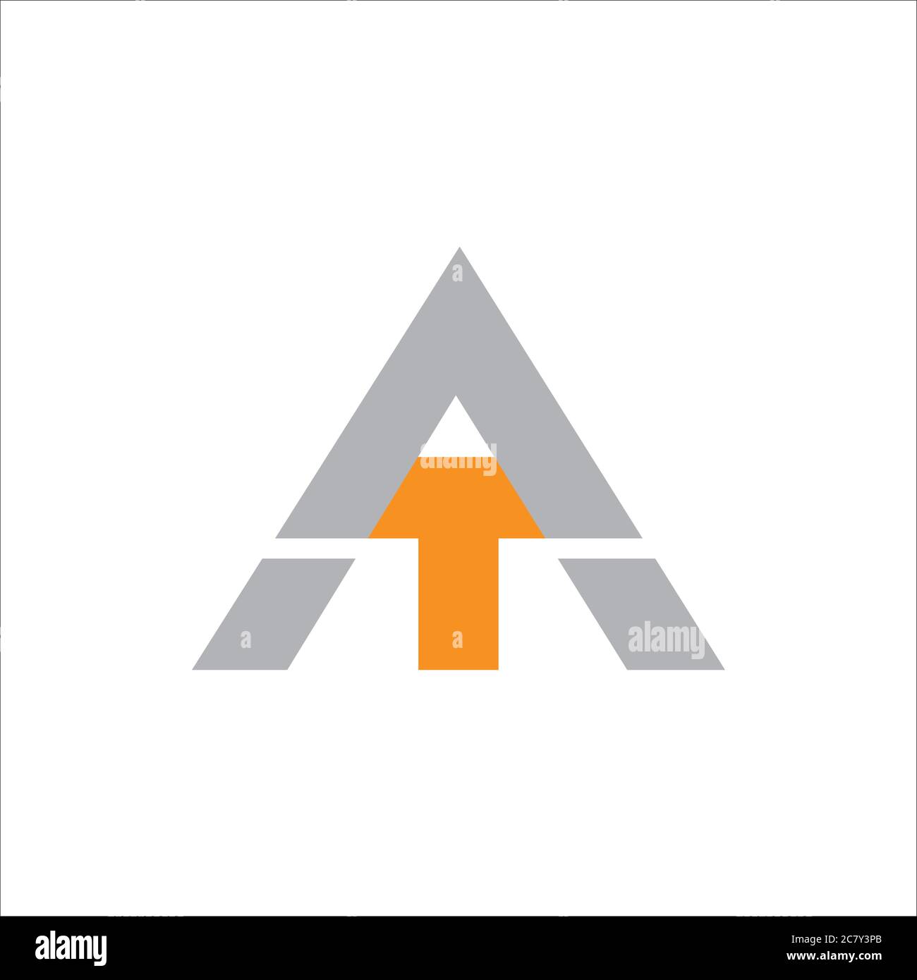 Initial letter at logo or ta logo vector design template Stock Vector