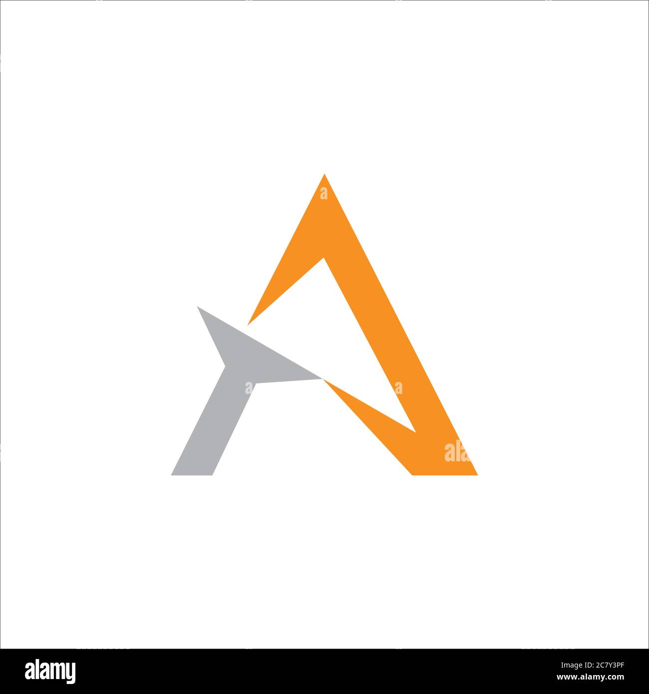 Initial letter at logo or ta logo vector design template Stock Vector